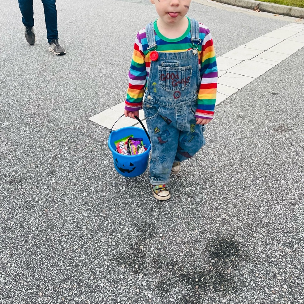 4T DIY Chucky Halloween costume - Picture 6 of 6